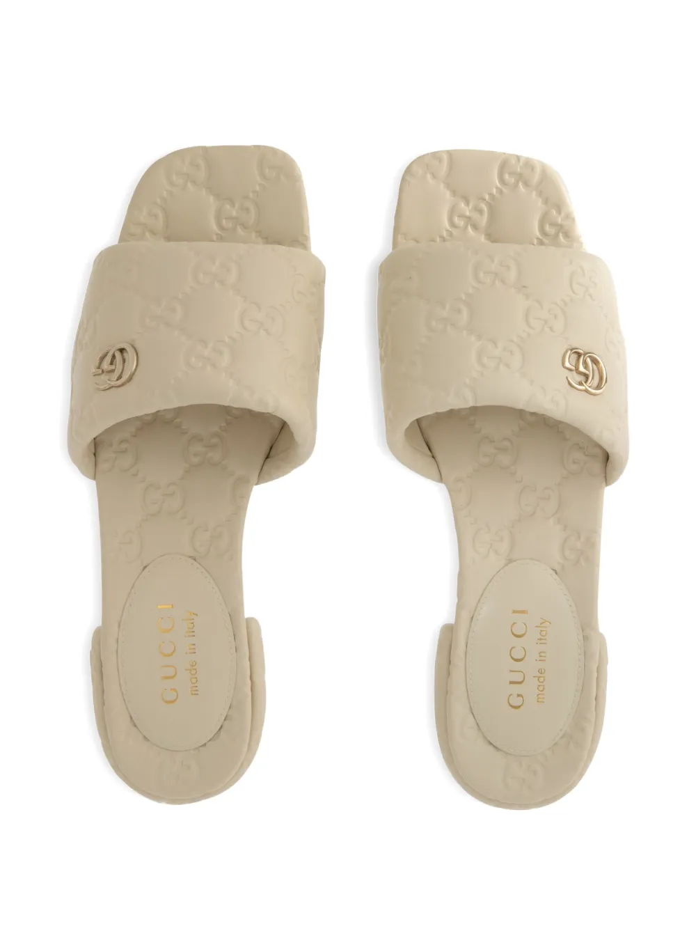 Gucci Double G sandals Neutrals