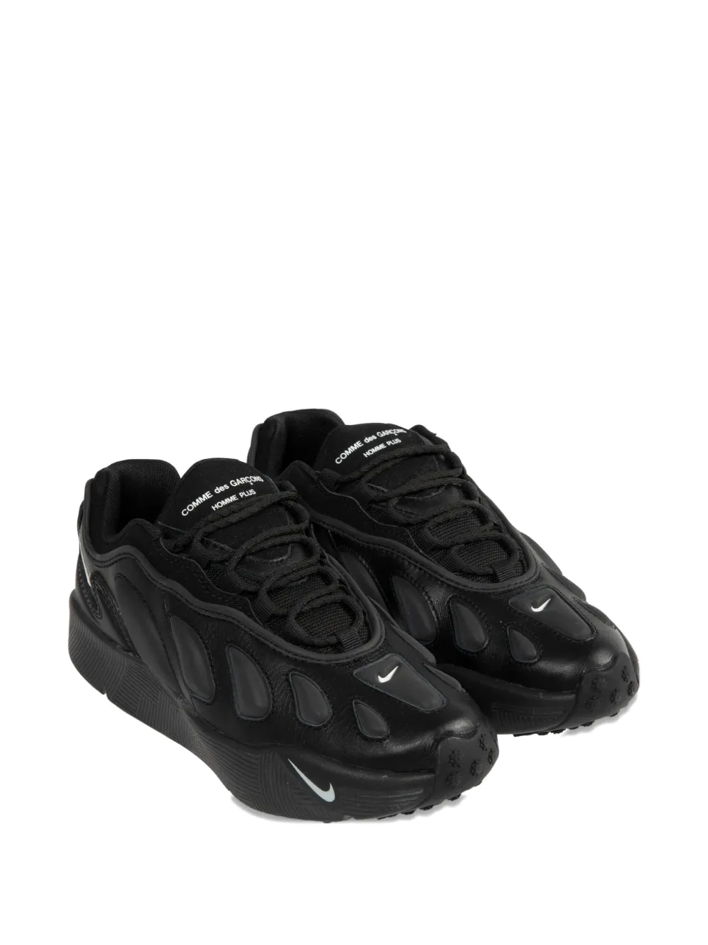 Nike X Comme Des Garçon Sense 96 Lace-up Sneakers In Black