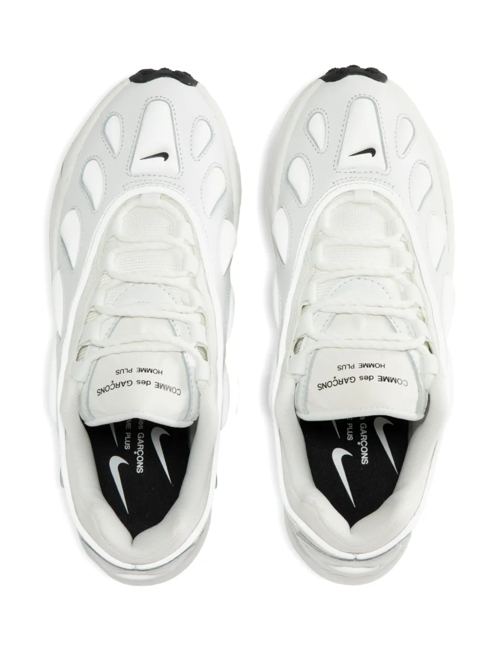 Nike x Comme des Garçon Sense 96 sneakers met vlakken Wit