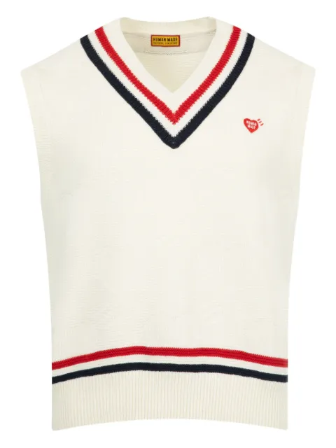 Human Made sleeveless v-neck knitted vest