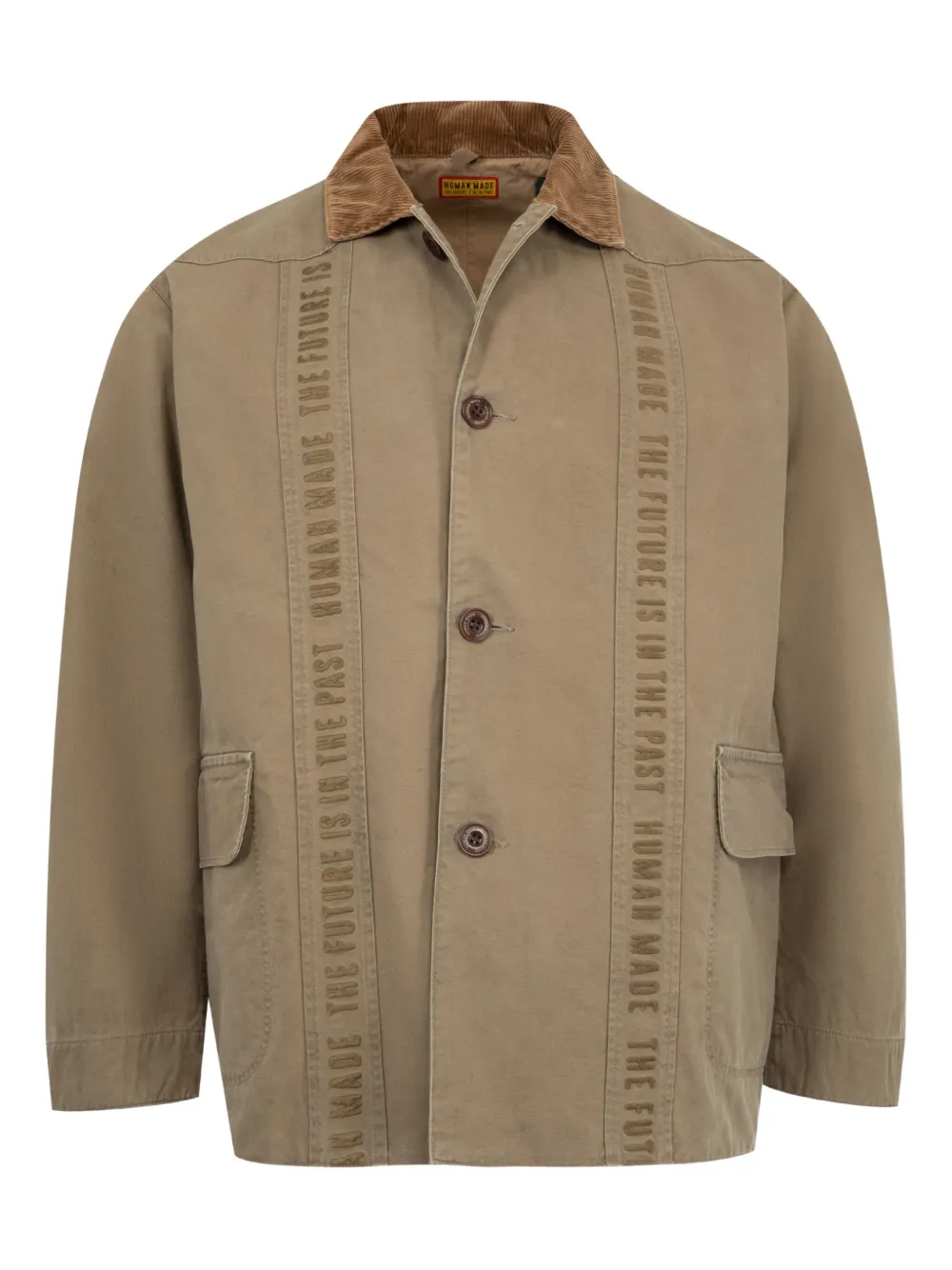 Human Made Hunting corduroy-collar button-up jacket | Brown | Image 1