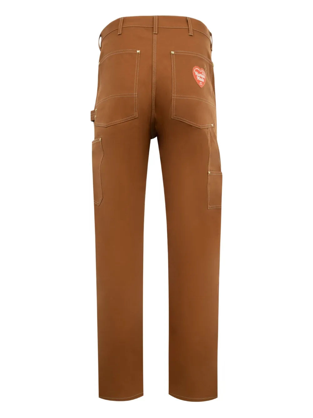 Human Made Duck Work stitch-detail cargo pants - Bruin