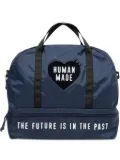 Human Made logo-print duffle bag - Blue