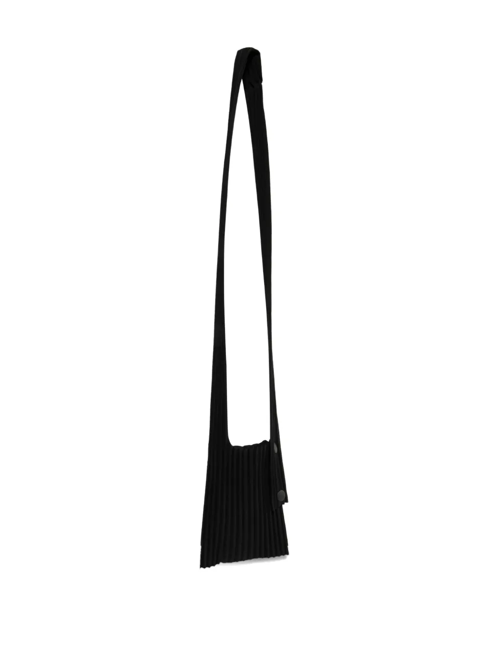 Homme Plissé Issey Miyake pleated messenger bag - Zwart