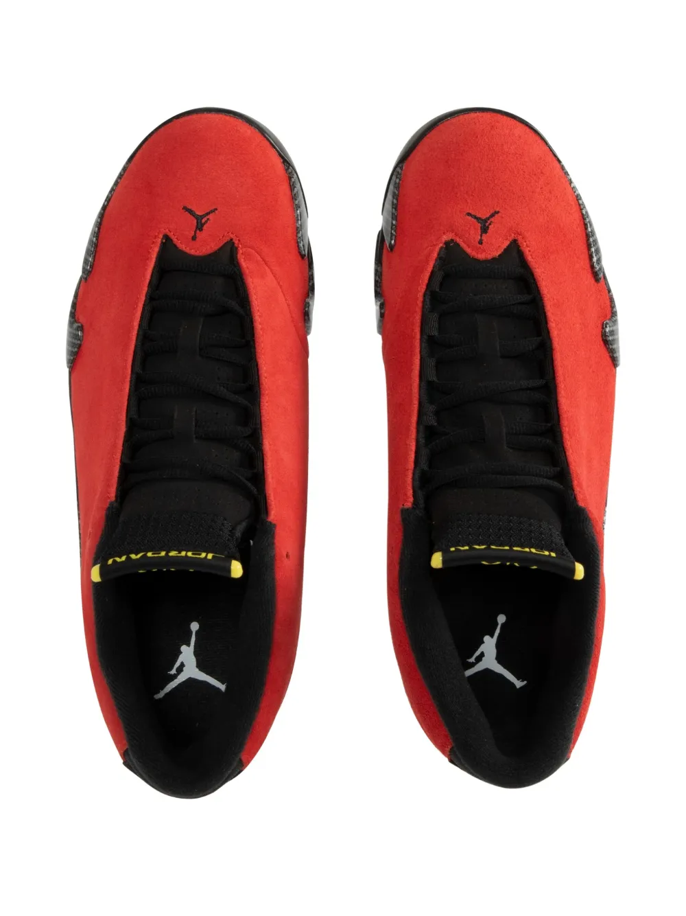 Jordan x Air 14 suede basketball sneakers Red
