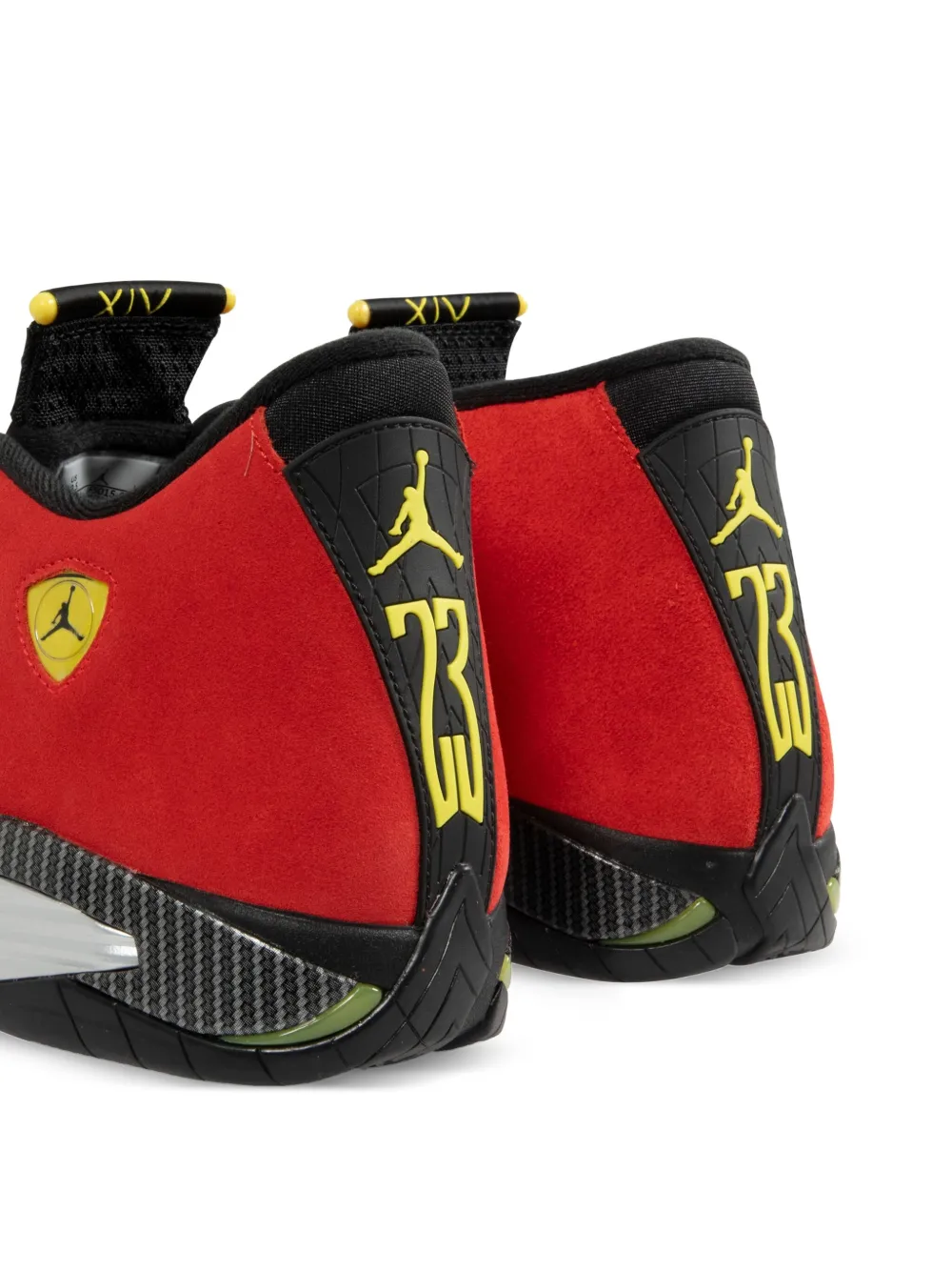 Jordan x Air 14 suede basketball sneakers Red