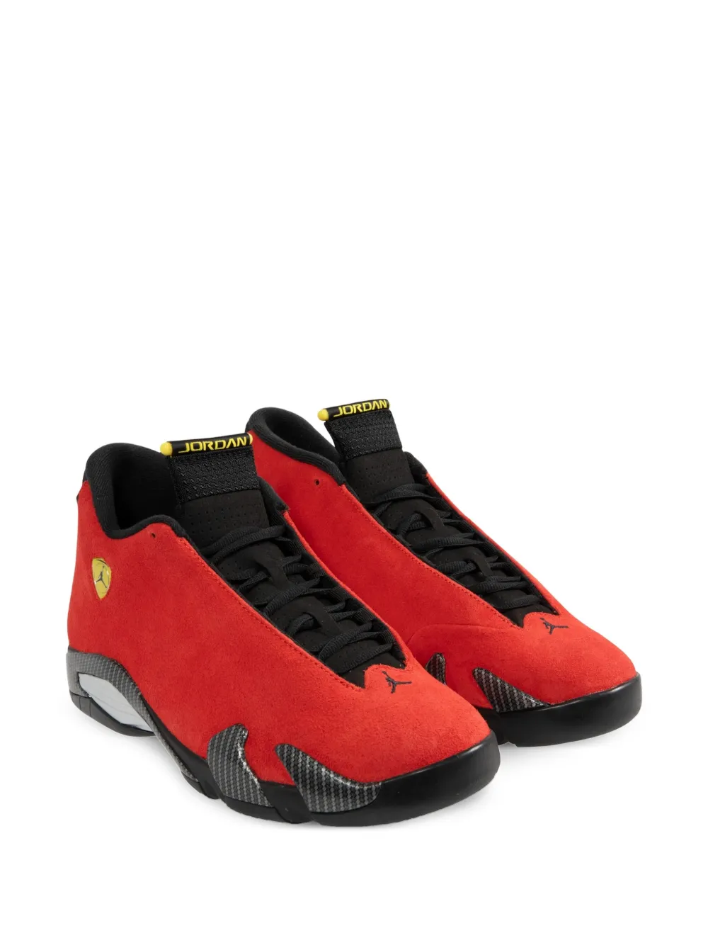 Jordan x Air 14 suede basketball sneakers Red
