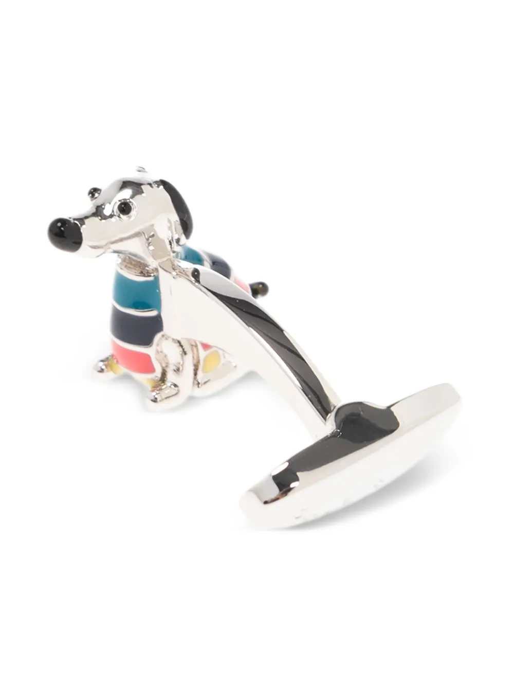 Paul Smith Stripe Jumper Dog cufflinks | Image 2