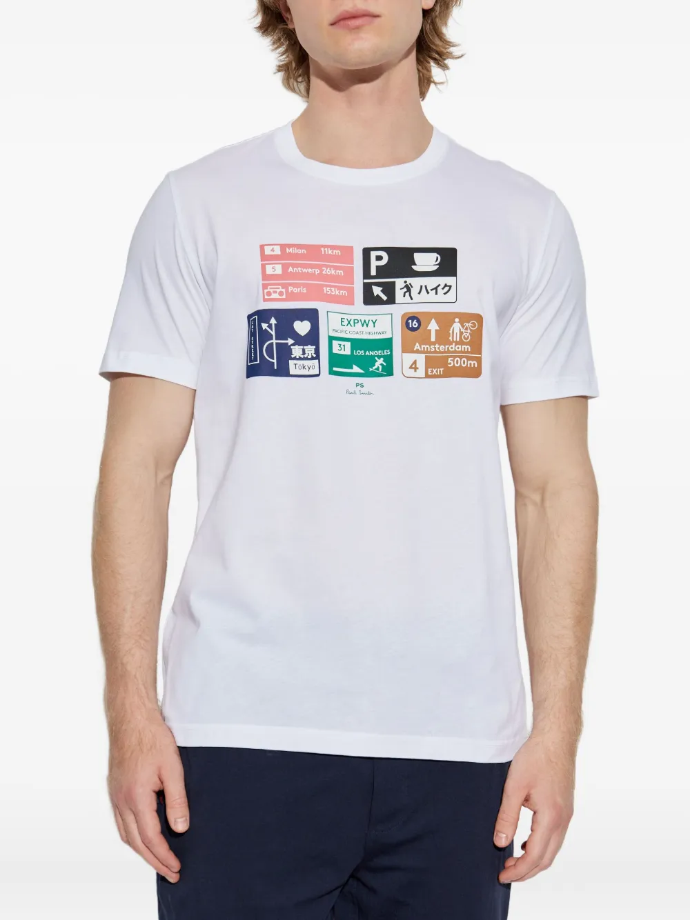 Shop Ps By Paul Smith Graphic-print T-shirt