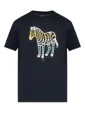 PS Paul Smith zebra-print T-shirt - Blue