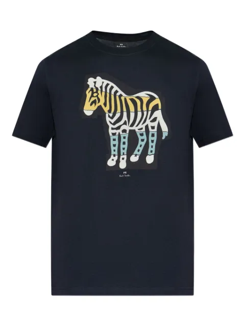 PS Paul Smith playera con estampado de cebra
