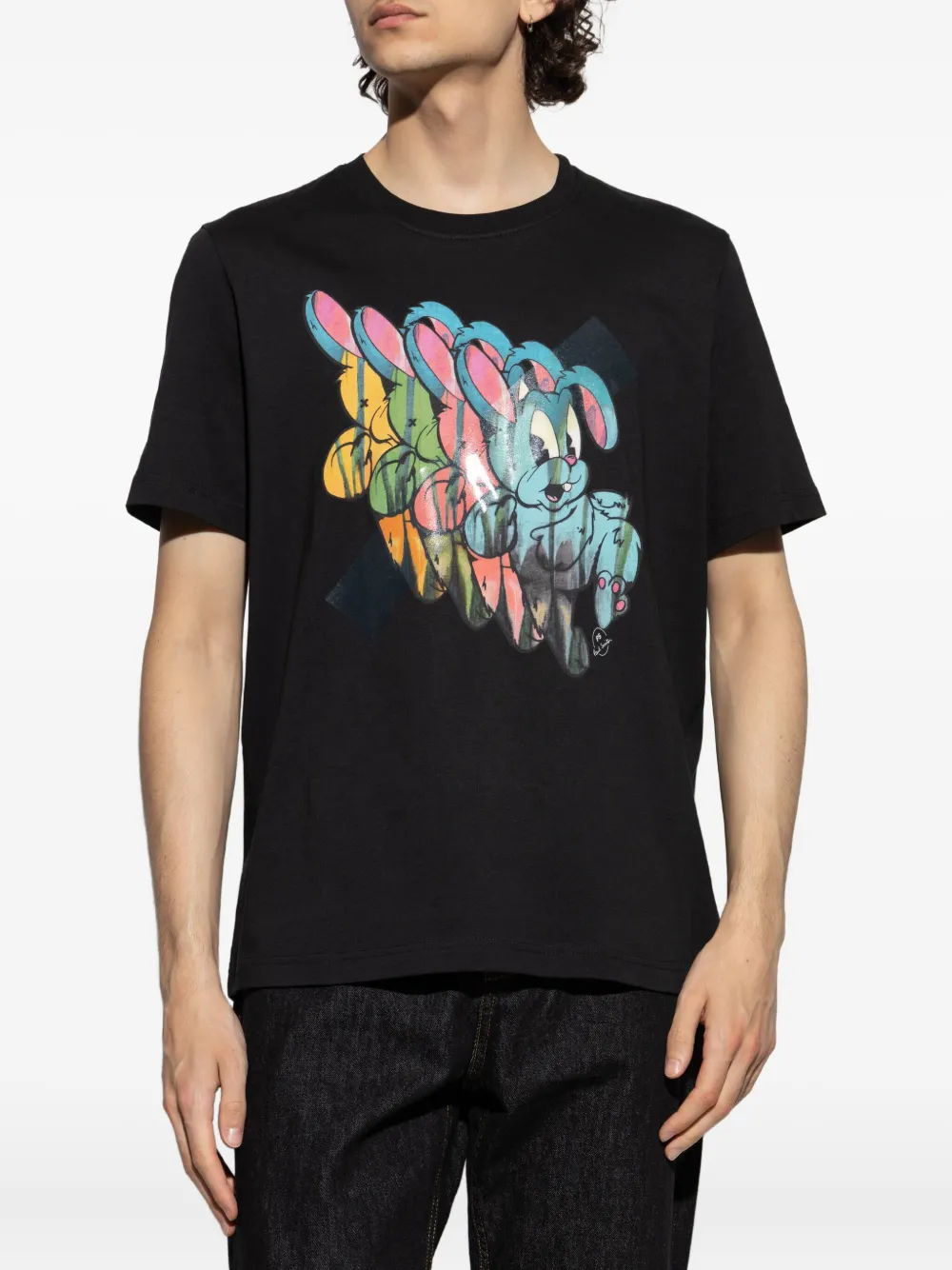 PS Paul Smith T-shirt met grafische print Zwart