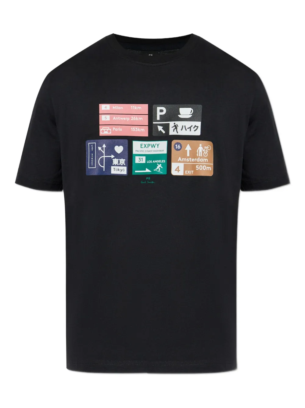 PS Paul Smith playera con estampado gráfico | negro | Image 1