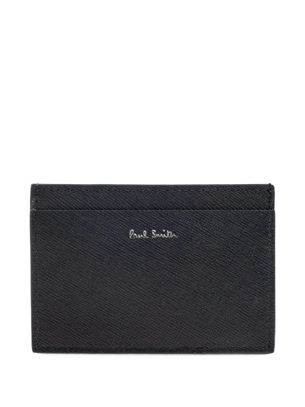 Paul Smith Car Print Card Holder in Black