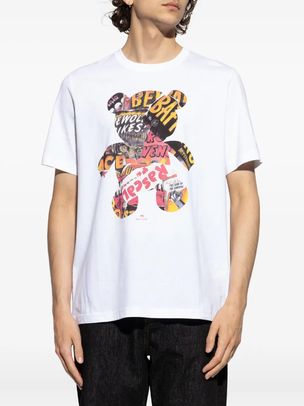 PS Paul Smith T-shirt met print Wit