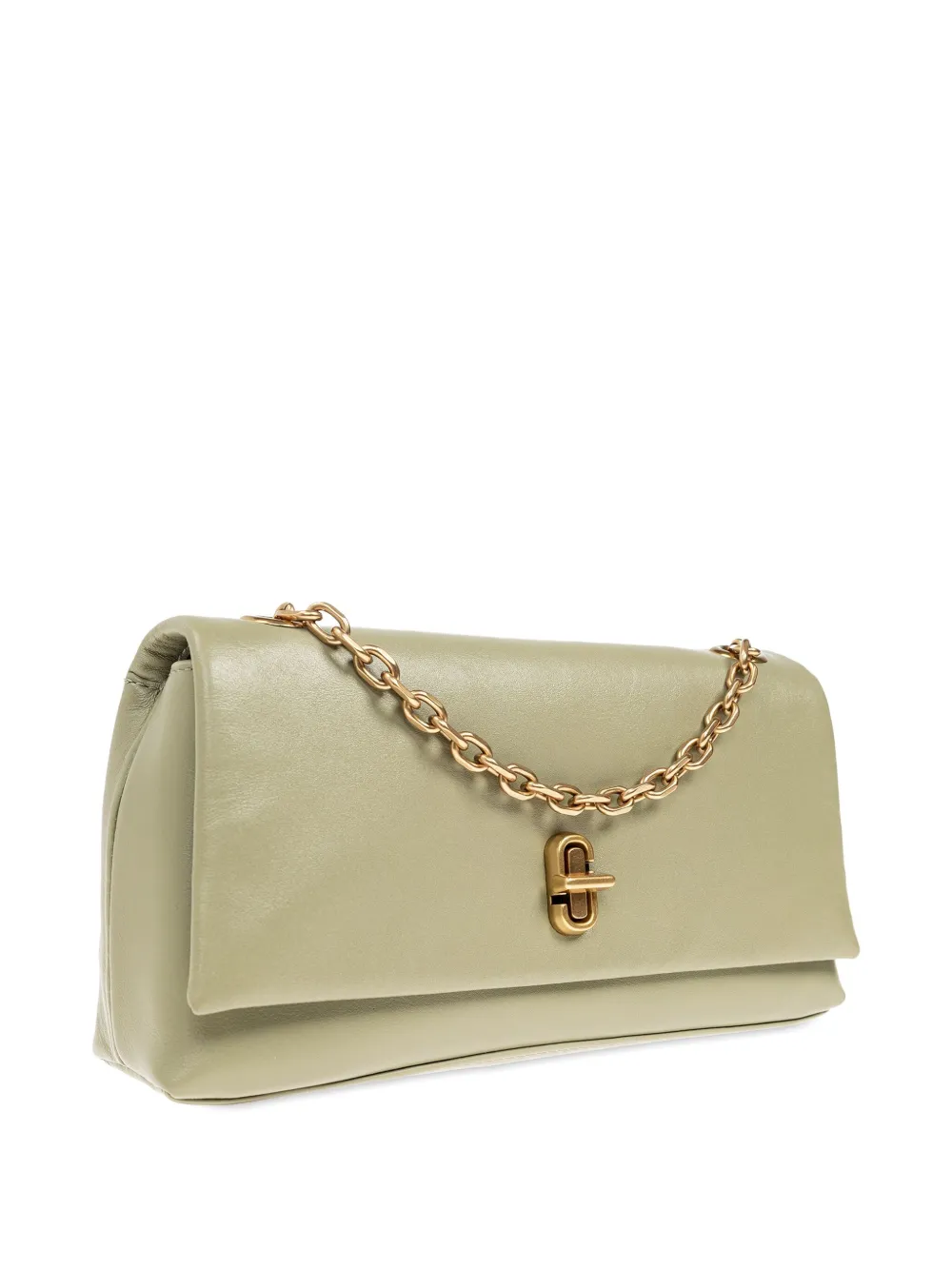Marc Jacobs Schoudertas met goudkleurige ketting Groen
