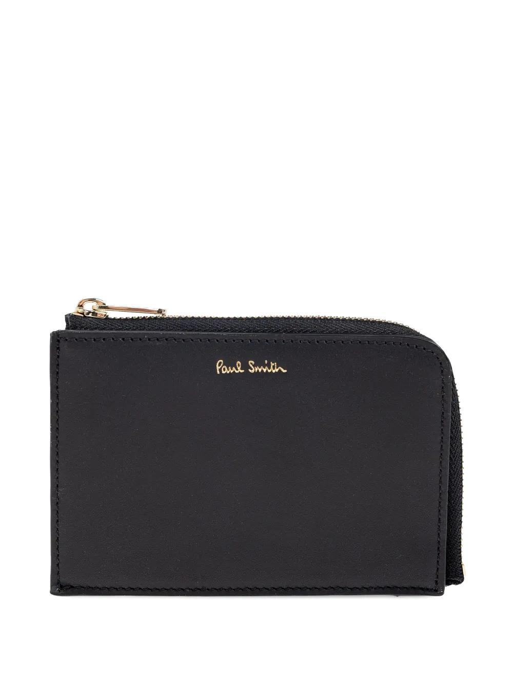 Paul Smith Signature Stripe zip-around leather wallet | Black | Image 1