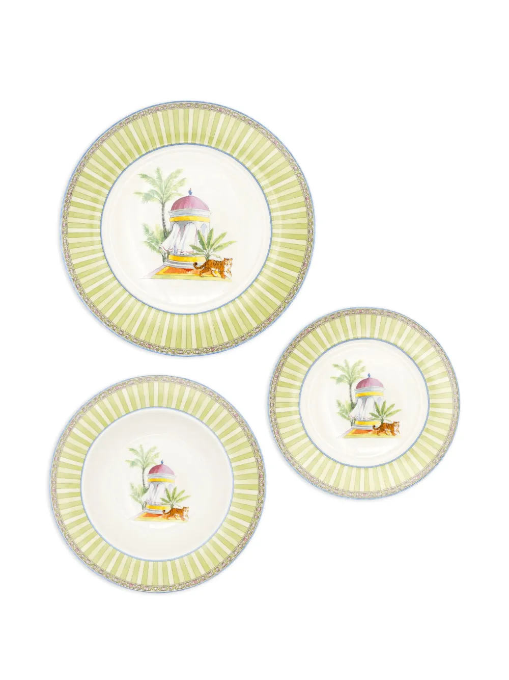 Lisa Corti Sariska plate set | White | Image 1