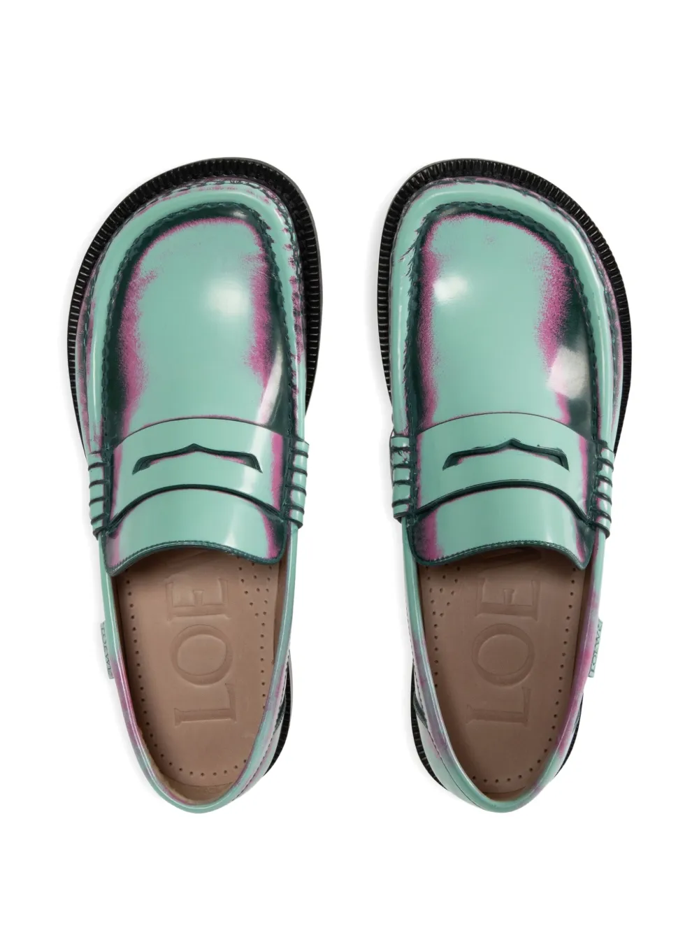 LOEWE Campo loafers Green
