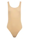 Magda Butrym scoop-neck bodysuit - Neutrals