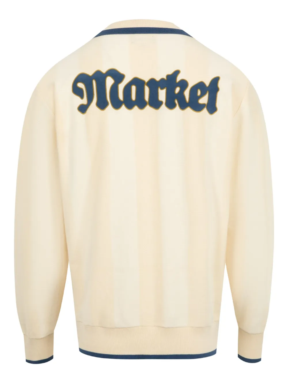 MARKET Sweater met logoprint - Beige