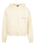 MARKET Good Produce fruit graphic zip-up hoodie - Neutrals