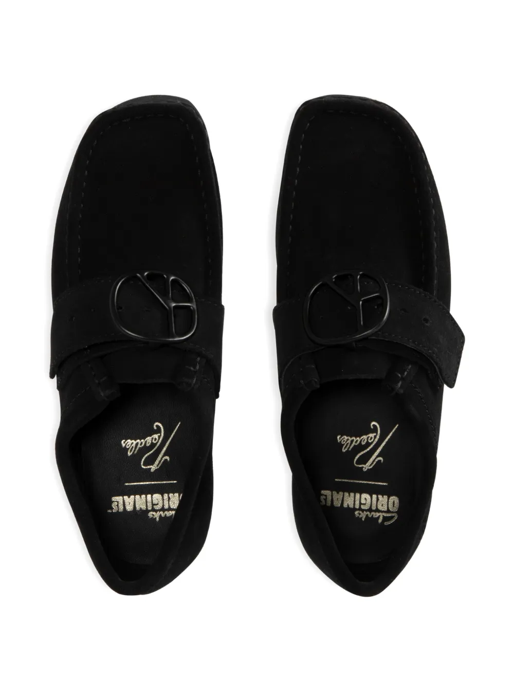 Needles x Clarks Walla loafers Black
