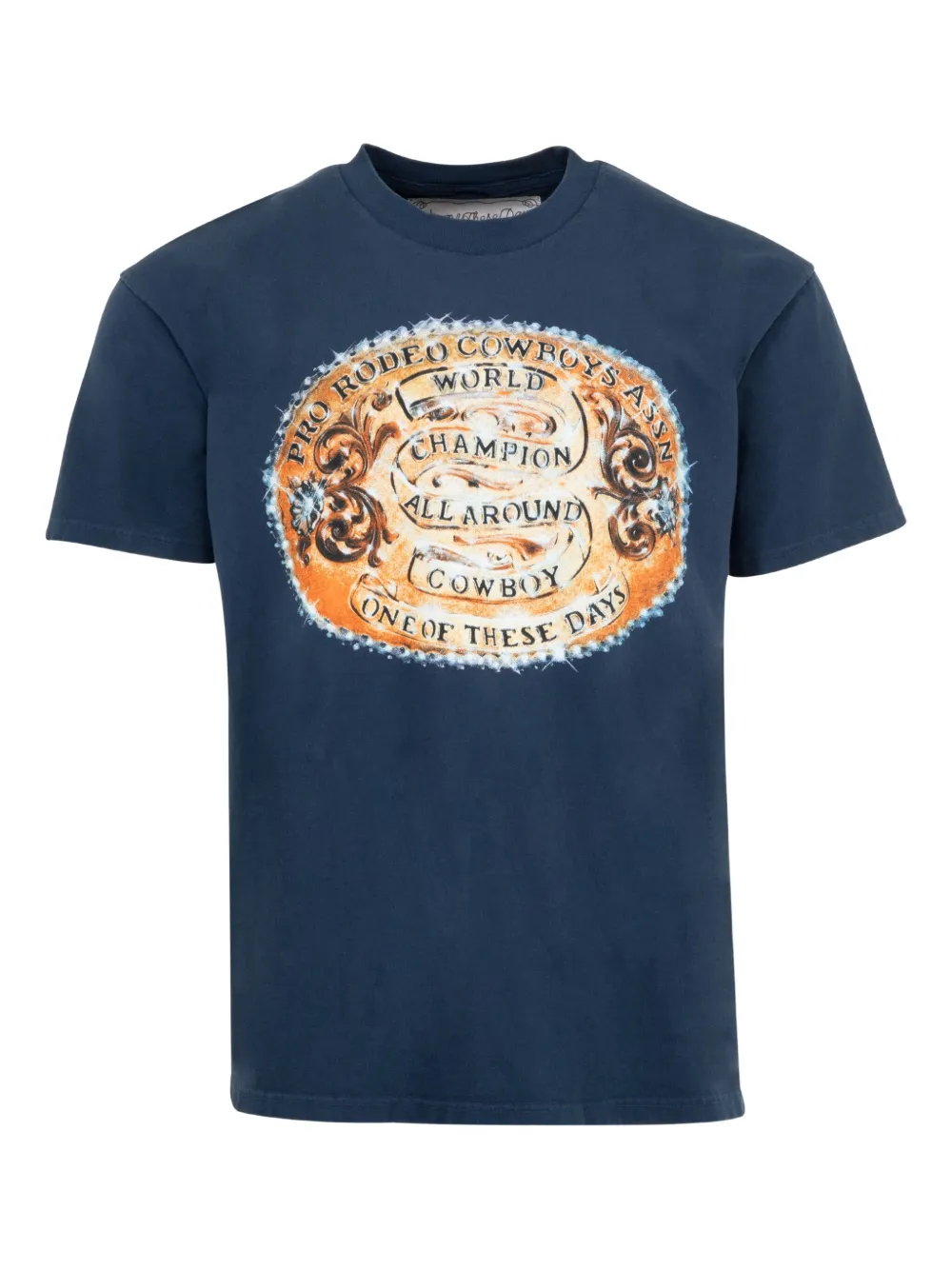 One Of These Days graphic-print t-shirt | Blue | Image 1