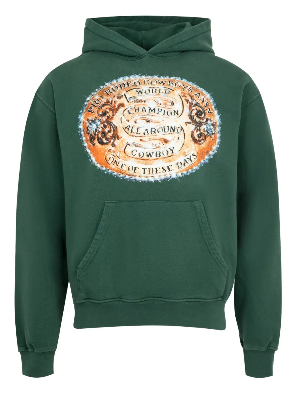 One Of These Days World Champions hoodie | Green | Image 1