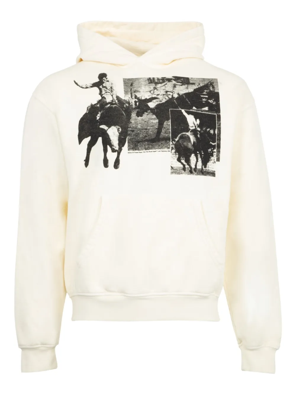 One Of These Days graphic-print hoodie | White | Image 1