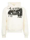 One Of These Days graphic-print hoodie - White
