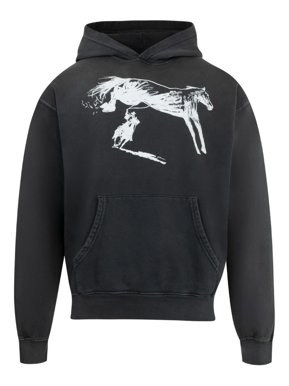 One Of These Days graphic-print hoodie | Black | Image 1