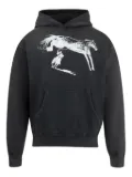 One Of These Days graphic-print hoodie - Black