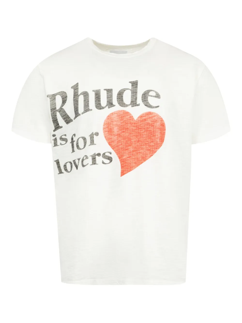 RHUDE Rhude Lovers Slub t-shirt | White | Image 1