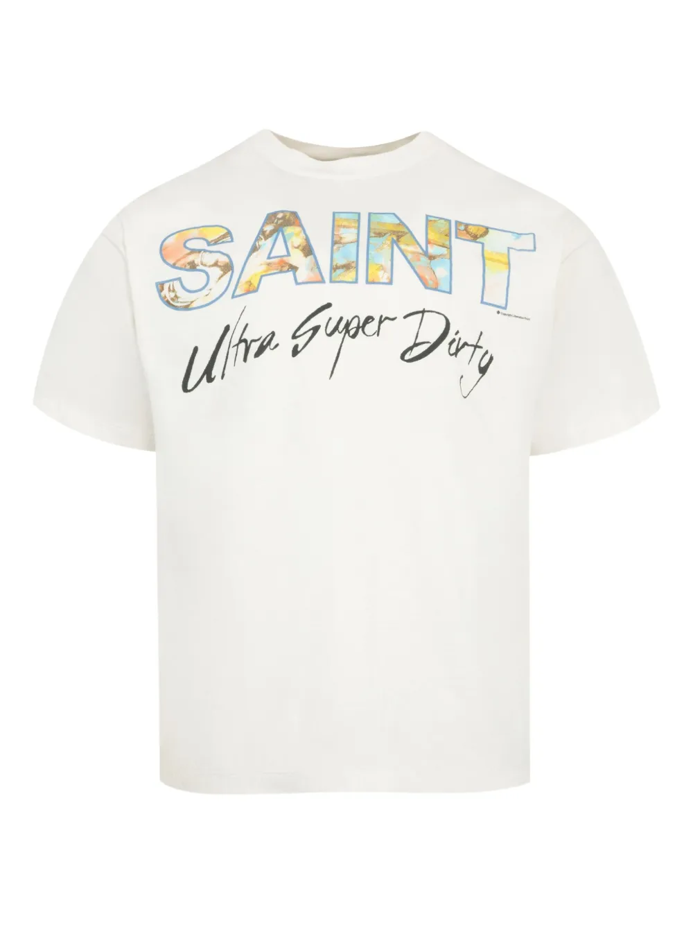 SAINT MXXXXXX logo-print T-shirt | White | Image 1
