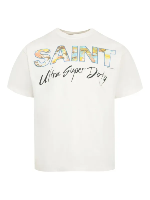 saint mxxxxxx 　マトリックス　White Logo L SAINT Mxxxxxx Maria T-Shirt | White | SVD USA