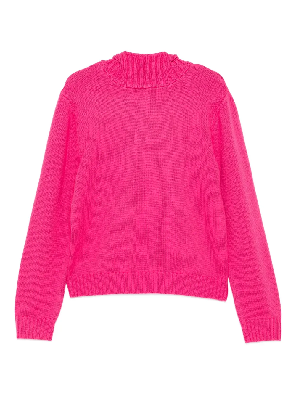 Charles Jeffrey Lover merino high-neck sweater Roze