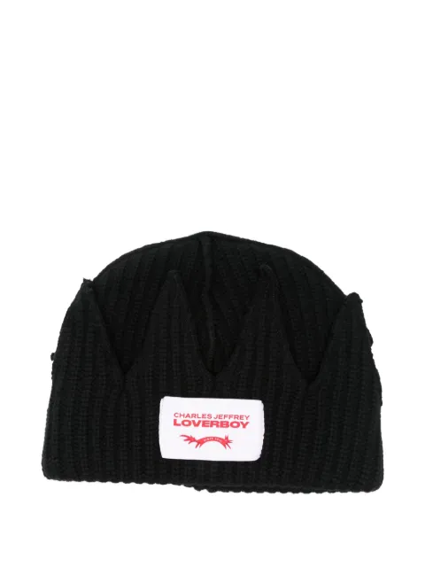 Charles Jeffrey Loverboy crown beanie hat