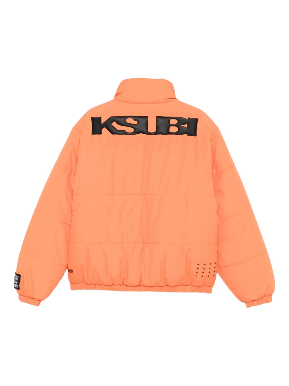 Ksubi logo-print puffer jacket Oranje
