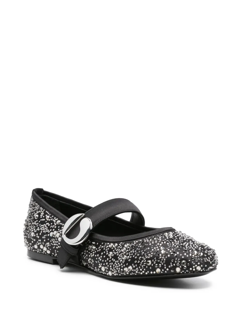 Coperni crystal-embellished pumps Black