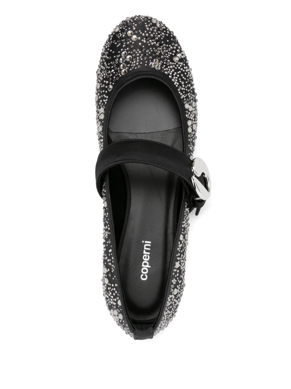 Coperni crystal-embellished pumps Black