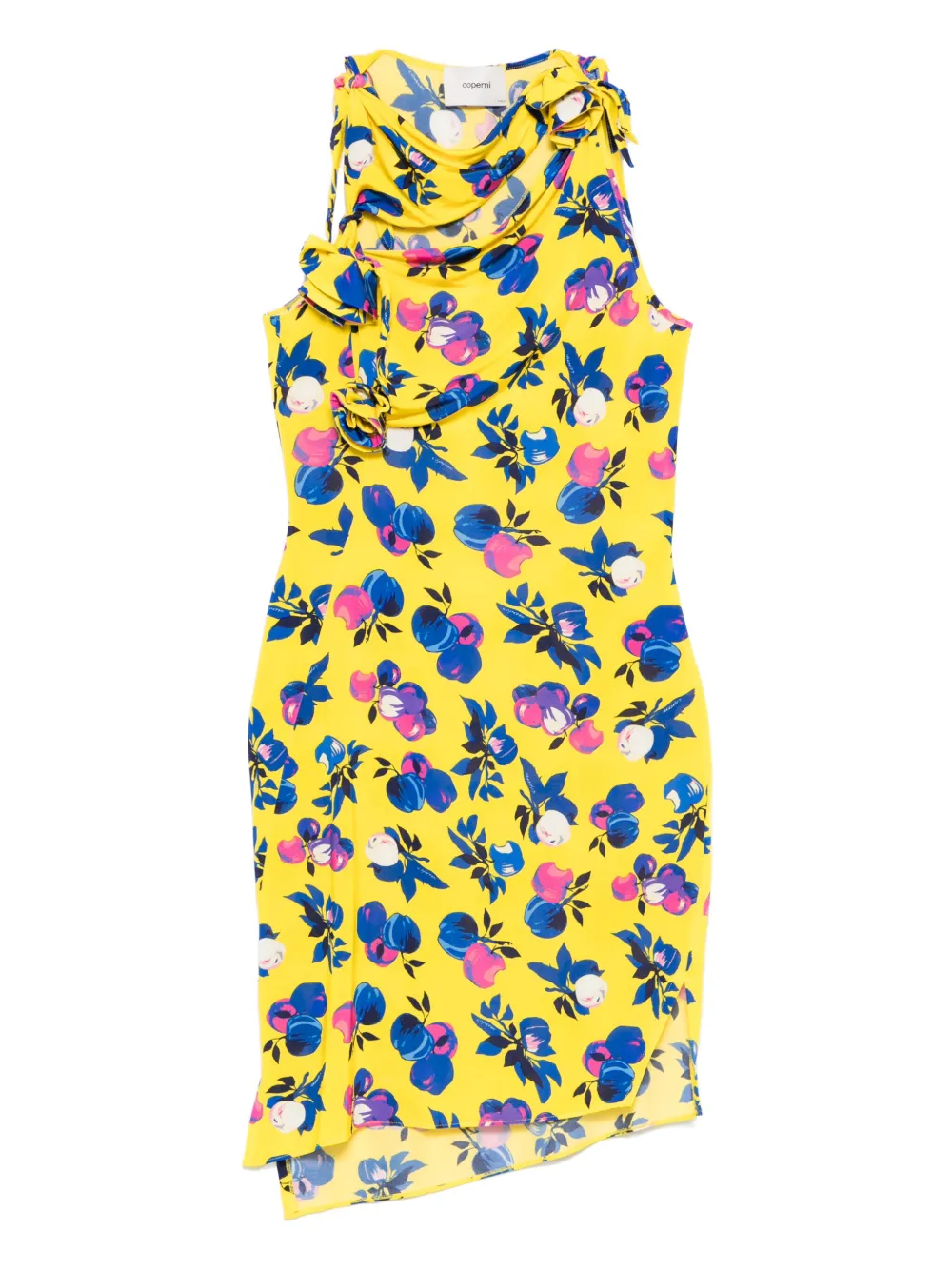 asymmetric mini dress