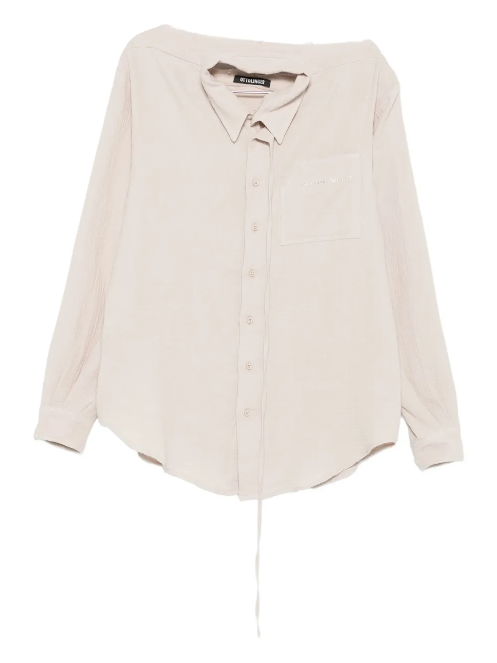 Ottolinger Button-down Shirt In Neutral