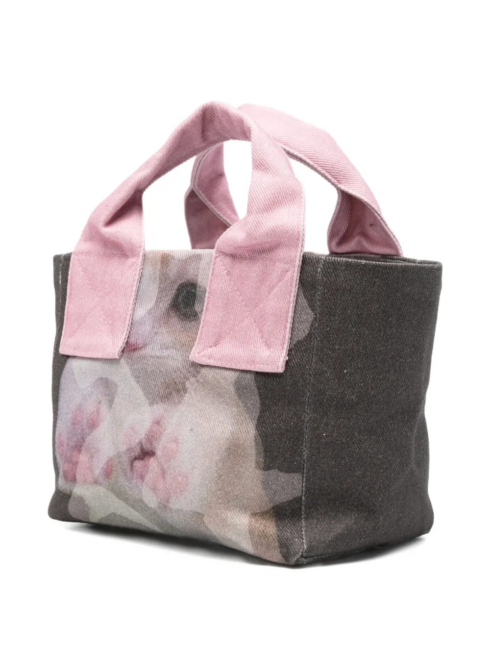 Ottolinger Cat-print Tote Bag In Gray