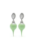Ottolinger pear-shaped drop earrings - Silver