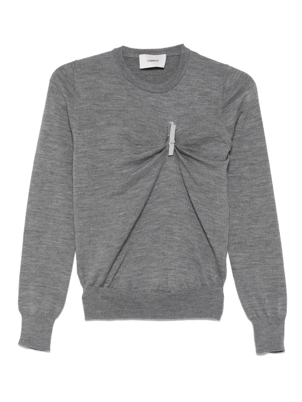 Coperni Trui met clip-detail Grijs