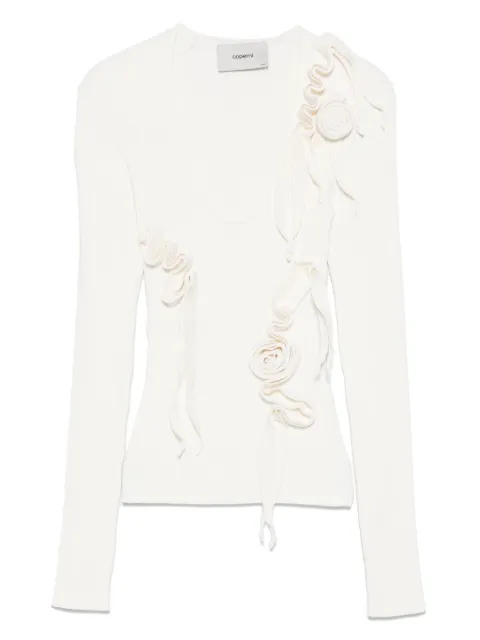 Coperni ribbon-detail long-sleeve jumper