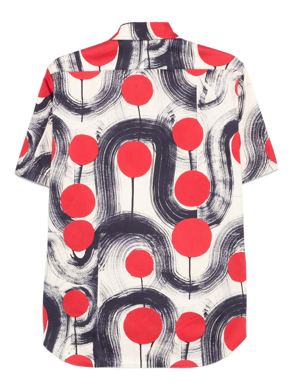 Colville Blouse met abstracte print - Beige