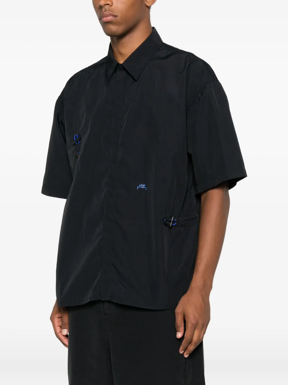 A-COLD-WALL* short-sleeve clasp shirt Zwart