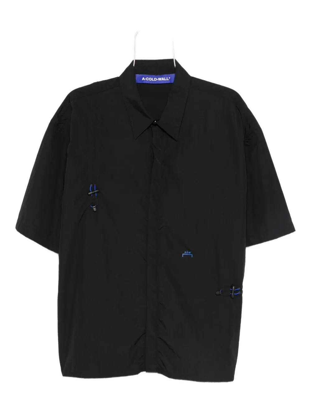 A-COLD-WALL* short-sleeve clasp shirt Zwart